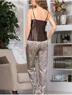 Брючный комплект-тройка Mia-Amore AJUR 8776, Цвет: капучино, Размеры: L, изображение 4