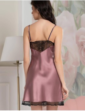 Сорочка шелковая Mia-Amore OLIVIA 3641 античная роза, Цвет: античная роза, Размеры: M, изображение 2