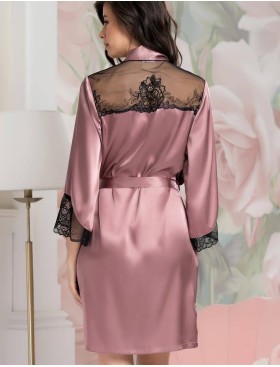 Халат-кимоно шелковый Mia-Amore OLIVIA 3643 античная роза, Цвет: античная роза, Размеры: L/XL, изображение 2
