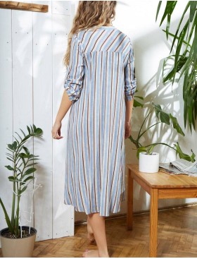 Туника домашняя Mia-Mia NOEMI 16415 принт 702, Цвет: принт 702 голубой, Размеры: XS, изображение 2