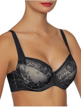 Бюстгальтер на поролоне Albina L PRIMA 8011 черный, Цвет: черный, Размеры: 80E, изображение 4