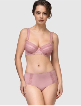 Трусы слипы миди Amelie PLEAT 8042-2 пыльная роза, Цвет: пыльная роза, Размеры: S, изображение 3