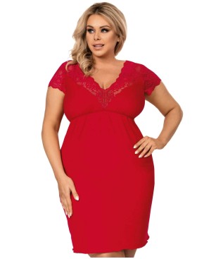 Сорочка Donna TESS PLUS красный, Цвет: красный, Размеры: 5XL