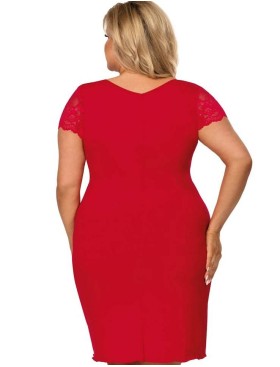 Сорочка Donna TESS PLUS красный, Цвет: красный, Размеры: 5XL, изображение 2