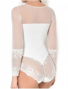 Боди с цветочным кружевом Janira 1045266 GRETA BODY ivory, Цвет: ivory (крем), Размеры: S, изображение 2