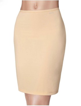 Ультратонкая нижняя юбка Janira FALDA LARGA SILK-CARESS 1072389 dune, Цвет: dune (песочный), Размеры: L