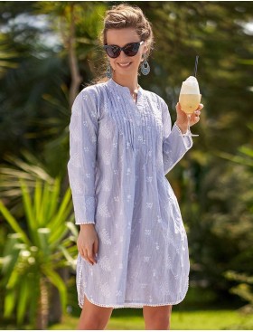 Туника Mia-Amore DOMINICANA 1403, Цвет: голубой, Размеры: S