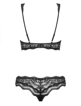 Сексуальный комплект Obsessive LUVAE SET черный, Цвет: черный, Размеры: L/XL, изображение 6