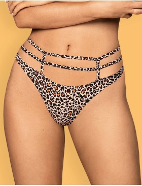 Трусики стринги Obsessive SELVY THONG, Цвет: бежевый, Размеры: S/M