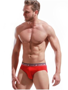 Мужские трусы слипы Jolidon N278 red, Цвет: red (красный), Размеры: M