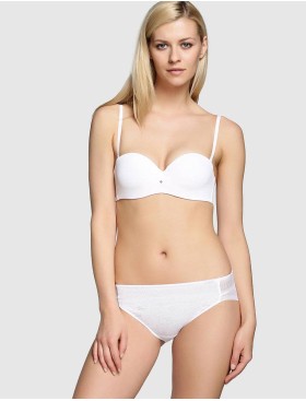 Кружевные трусы слипы Janira MAGIC BAND Brislip 1031609 blanco, Цвет: blanco (белый), Размеры: L, изображение 3