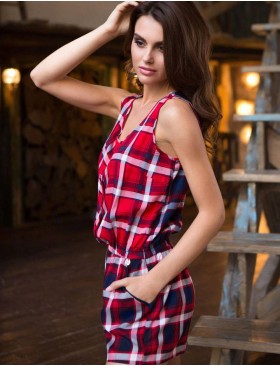 Короткий комбинезон Mia-Mia DAVINA 16252 принт 308, Цвет: принт 308, Размеры: XL, изображение 3