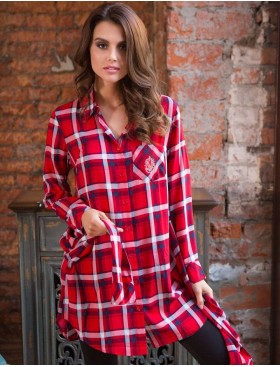 Рубашка-туника в клетку Mia-Mia DAVINA 16253 принт 305, Цвет: принт 305, Размеры: S