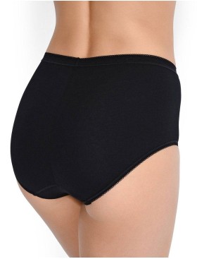 Хлопковые трусы макси Janira PACK-3 MAXI ESENCIAL 1031183 в наборе (3шт) negro, Цвет: negro (черный), Размеры: XL, изображение 2