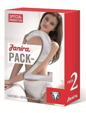 Трусы слипы Janira PACK-2 BRAGA ESENCIAL 1031398 в наборе (2шт) nacar, Цвет: nacar (крем), Размеры: M, изображение 3