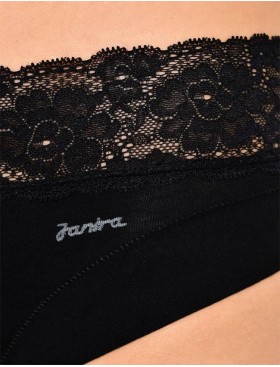 Трусы слипы миди Janira BRISLIP DOLCE CINTURE 1031786 negro, Цвет: negro (черный), Размеры: S, изображение 4