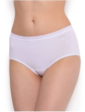 Набор трусов из хлопка (2шт) Janira PACK-2 MIDI ESENCIAL 1031641 blanco, Цвет: blanco (белый), Размеры: 3XL