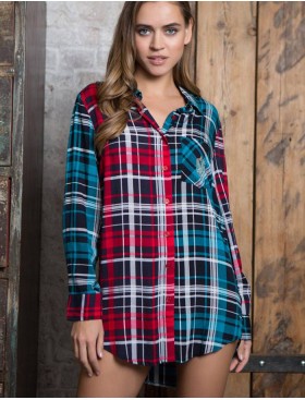 Домашняя рубашка Mia-Mia DAVINA 16254 принт 309, Цвет: принт 309, Размеры: XS