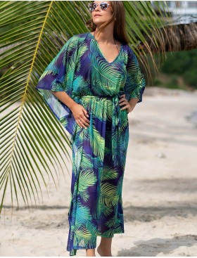 Длинная туника для пляжа Mia-Amore IPANEMA 8838, Цвет: мультиколор, Размеры: 4XL/5XL, изображение 3