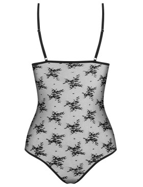 Эротическое боди Obsessive JENNIFAIRY TEDDY, Цвет: черный, Размеры: L/XL, изображение 4