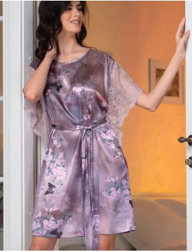 Туника шелковая Mia-Amore AURORA 3654, Цвет: античная роза, Размеры: S/M, изображение 3