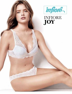 Бюстгальтер бралетт Infiore JOY 3004 bianco, Цвет: bianco (белый), Размеры: 80B, изображение 4