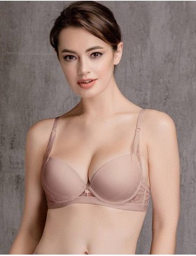 Бюстгальтер балконет Mioocchi MELISSA 7561 silver peony, Цвет: silver peony (серебристый пион), Размеры: 75C