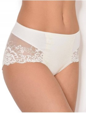 Высокие трусы слипы с танга эффектом Janira CAREY GRETA 1031447 ivory, Цвет: ivory (крем), Размеры: L