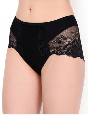 Высокие трусы слипы с танга эффектом Janira CAREY GRETA 1031447 negro, Цвет: negro (черный), Размеры: M