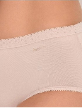 Набор трусов из хлопка (2шт) Janira PACK-2 MIDI ESENCIAL 1031641 dune, Цвет: dune (песочный), Размеры: 3XL, изображение 4
