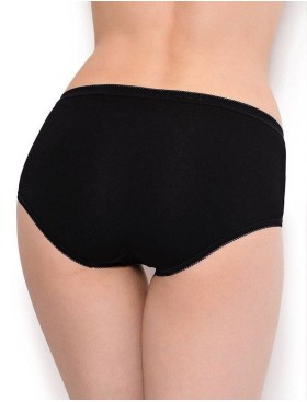 Набор трусов из хлопка (2шт) Janira PACK-2 MIDI ESENCIAL 1031641 negro, Цвет: negro (черный), Размеры: 3XL, изображение 2