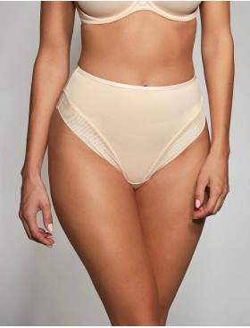 Высокие стринги Kris Line FORTUNA COMFORT stringi high waist light телесный, Цвет: телесный, Размеры: 3XL