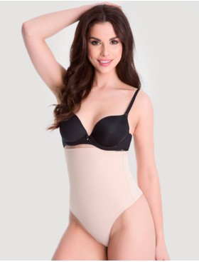 Трусы стринги корректирующие Julimex 275 STRINGI WYSOKA TALIA телесный, Цвет: телесный, Размеры: S, изображение 4