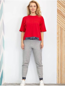 Футболка свободного силуэта Opium М-37, Цвет: красный, Размеры: M, изображение 4