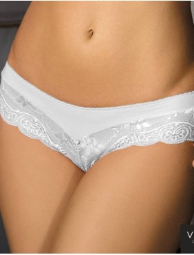 Трусы бразилиана VOVA SNEJANNA V54053 белый, Цвет: белый, Размеры: XS