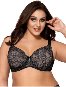 Бюстгальтер мягкий Ava PURE SAND 1755 M черный, Цвет: черный, Размеры: 70I