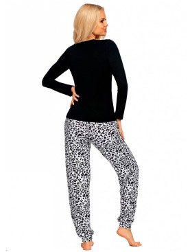 Пижама женская Donna BONNIE, Цвет: черный/белый, Размеры: S, изображение 3