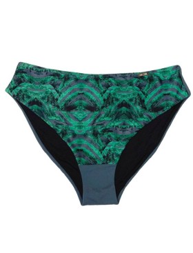 Трусы купальные классические Kris Line BALI briefs, Цвет: зеленый/серый, Размеры: M, изображение 3
