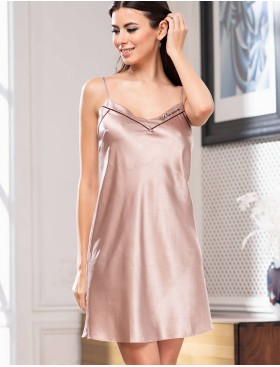 Сорочка шелковая Mia-Amore GABRIELLA 3660, Цвет: капучино, Размеры: L