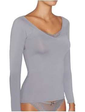 Кофта с длинным рукавом Ysabel Mora INTIMATES 19185 серый, Цвет: серый, Размеры: M