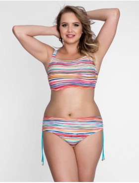 Плавки женские с регулировкой бока Akcent AN193, Цвет: мульти, Размеры: M, изображение 2