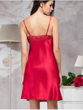 Сорочка атласная Mia-Amore MARISIA 8581 красный, Цвет: красный, Размеры: S, изображение 2