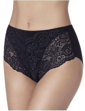 Хлопковые трусы с кружевной отделкой Janira LACE COTTON BAND 1032078 MAIKA negro, Цвет: negro (черный), Размеры: M