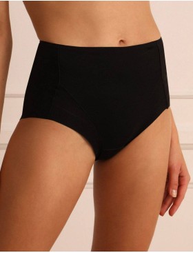 Трусы утяжка хлопковые Janira SHAPE COTTON BAND MAXI 1032077 negro, Цвет: negro (черный), Размеры: XL