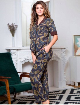 Брючный комплект Mia-Mia ELANIA 16425, Цвет: принт 707, Размеры: M