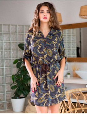 Туника домашняя Mia-Mia ELANIA 16430, Цвет: принт 707, Размеры: L