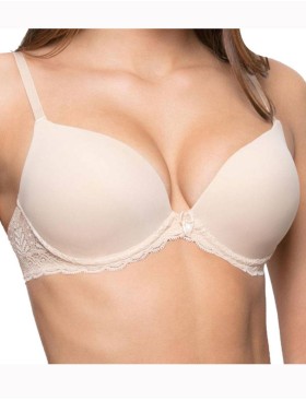 Бюстгальтер с силиконовым пуш-ап Orhideja 124-523 бежевый, Цвет: бежевый, Размеры: 70D