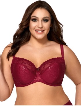 Бюстгальтер полумягкий Ava NOW OR NEVER 1899 PU, Цвет: вишня, Размеры: 65E