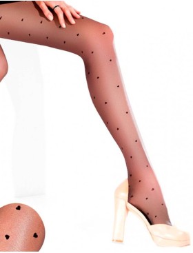 Фантазийные колготки Gabriella 495 EMILY 20 den чёрный, Цвет: чёрный, Размеры: 2