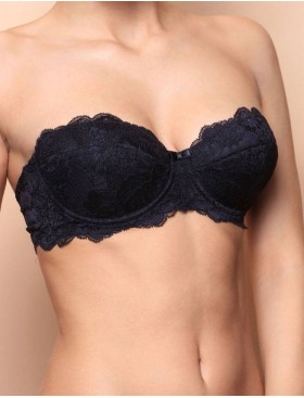 Бюстгальтер анжелика балконет Orhideja 187-208 черный, Цвет: черный, Размеры: 70B